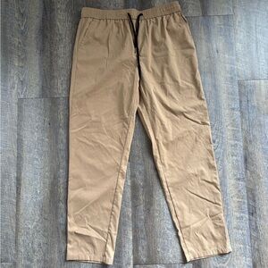 Men's Casual Tan Joggers